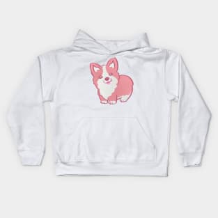 Corgi Puff Blep Kids Hoodie